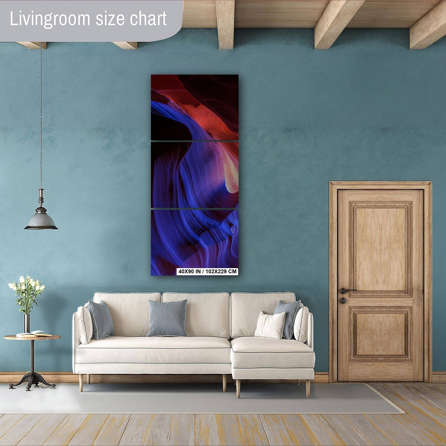 Arizona Antelope Canyon Wall Art – Slot Canyon Landscape Photo Print, Page Red Rock Fine Art, Upper Lower Canyon Desert Photography Decor