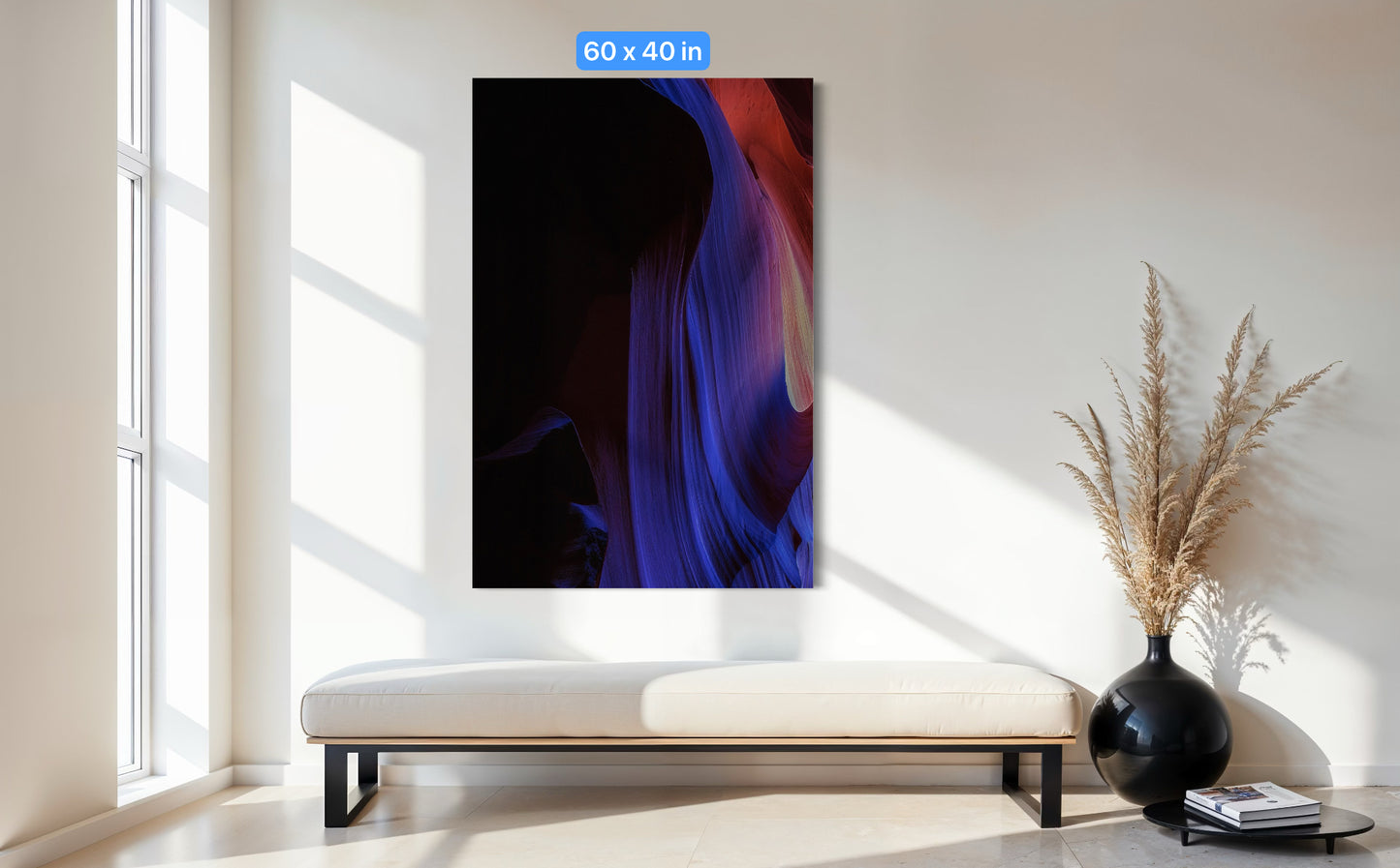 Arizona Antelope Canyon Wall Art – Slot Canyon Landscape Photo Print, Page Red Rock Fine Art, Upper Lower Canyon Desert Photography Decor