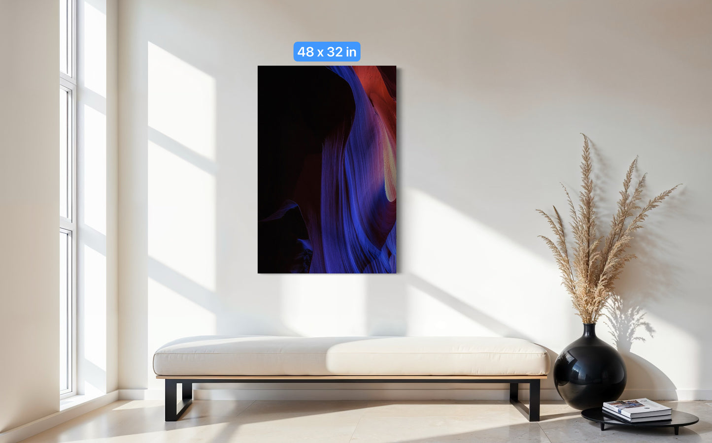 Arizona Antelope Canyon Wall Art – Slot Canyon Landscape Photo Print, Page Red Rock Fine Art, Upper Lower Canyon Desert Photography Decor